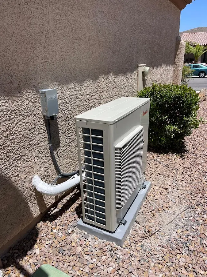Residential air conditioning condenser unit in Holly Hill